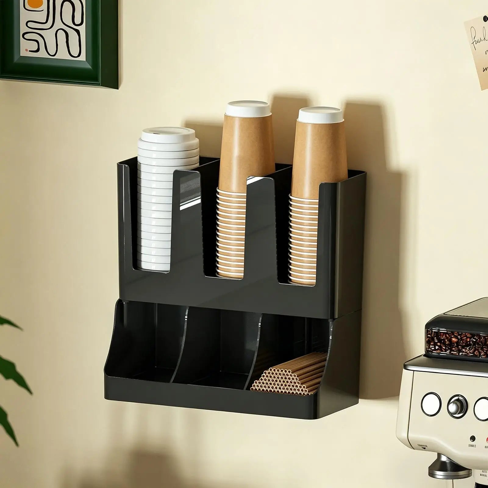Coffee Organizer Station Large Capacity Storage Rack Countertop Pods