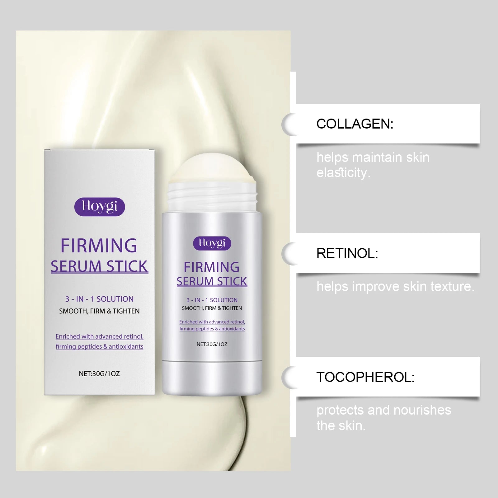Hoygi Firming Serum Stick – Anti-Wrinkle Lifting Moisturizer Firming Serum Stick Zpaxo
