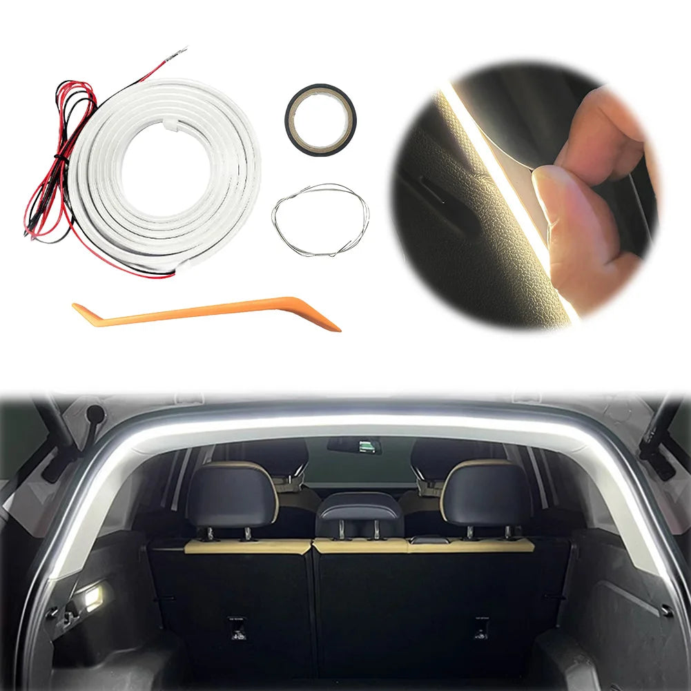 Waterproof Car Trunk Led Light Strip PVC Flexible Ambient No Drilling