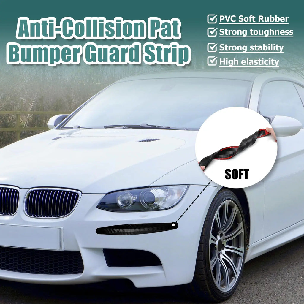 Universal Car Bumper Guard Strip – Anti-Scratch Protector Trim Bumper Protector Strip Zpaxo