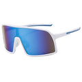Cycling Sunglasses Men's Women UV400 Sports Glasses Riding Fishing Driving Eyewear MTB Road Bike Outdoor Goggles Bicycle Glasses Zpaxo White blue