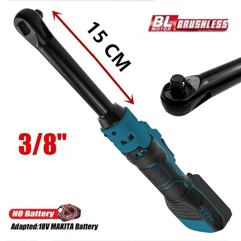 Electric Ratchet Wrench Upgraded Extended Head Removal Screw Nut 220N
