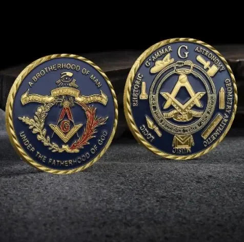 U S Commemorative Coins Freemasonry Medals Metal Badges Collectible