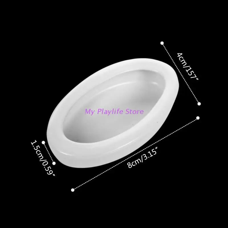 Reptile Water Food Bowl Ceramic Feeder Bowls Anti- Escape Breadworm