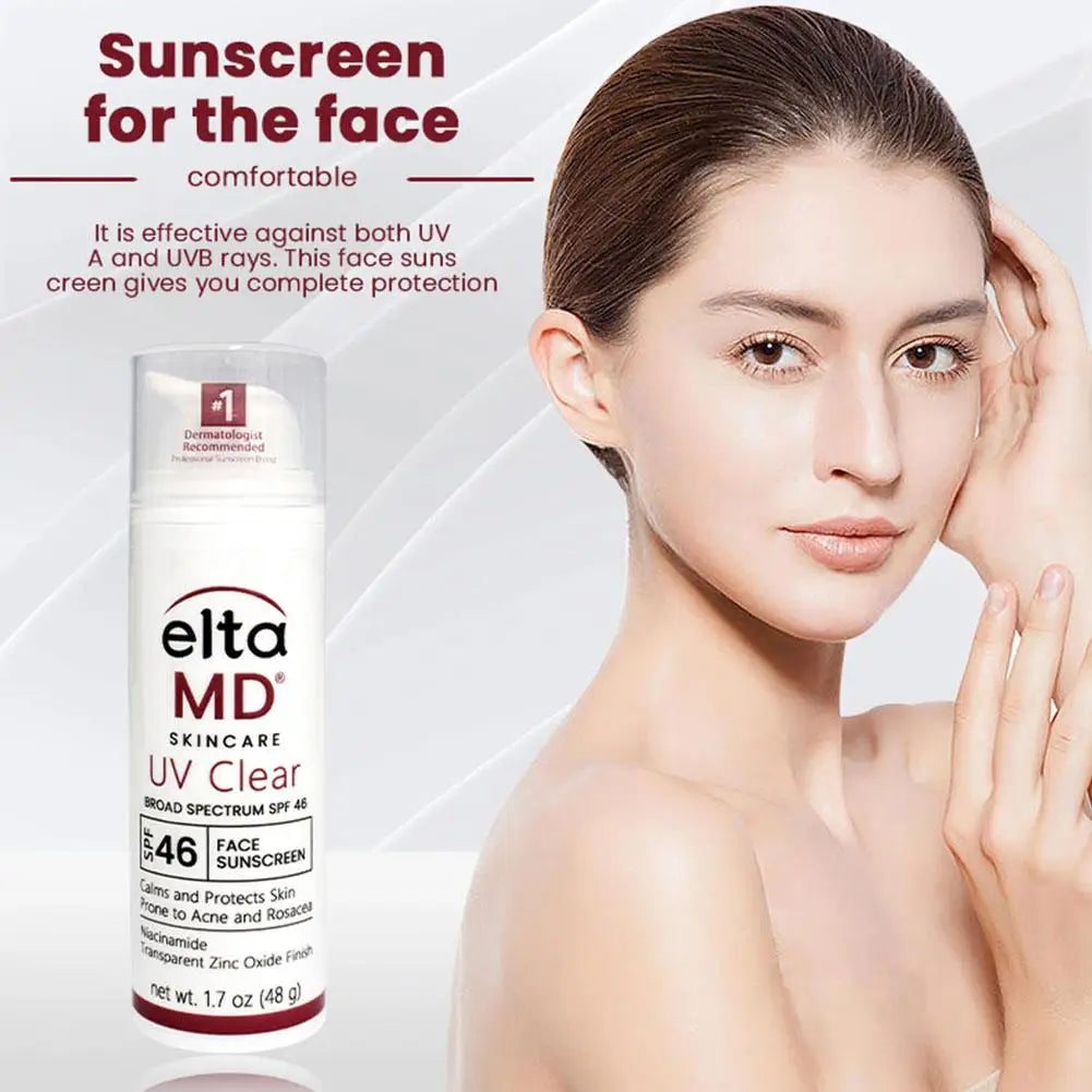 SPF 46 Facial Sunscreen 48ml – Sensitive & Acne-Prone Skin Facial Sunscreen Zpaxo