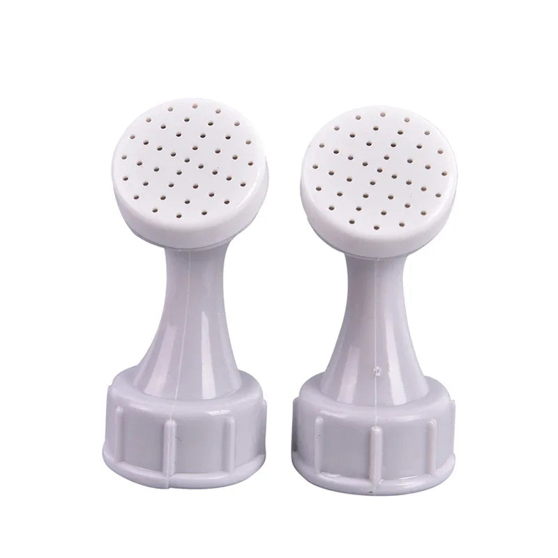 2 pcs/set Garden Spray Waterer Sprinkler Portable Plant Garden Watering Nozzle Tool Glass&Bottle Watering Nozzle Zpaxo gray