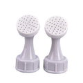2 pcs/set Garden Spray Waterer Sprinkler Portable Plant Garden Watering Nozzle Tool Glass&Bottle Watering Nozzle Zpaxo gray