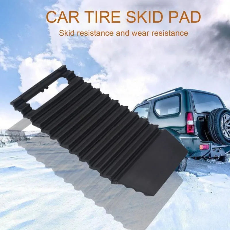 Universal Anti-skid Emergency Traction Mat Car Wheels Durable Plastic