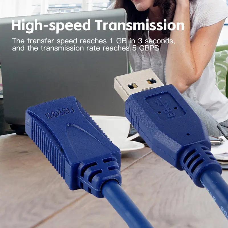 USB 3 0 Extension Cable Male Female M F Cord Adapter Speed Data Zpaxo