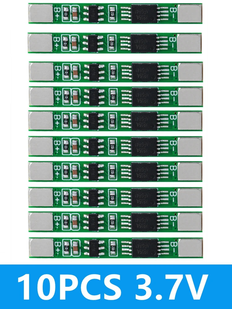 1 1S 3 2V 7V 3A LiFePO4 Lithium Li-ion BMS PCM Battery Protection Zpaxo 10PCS 3.7V