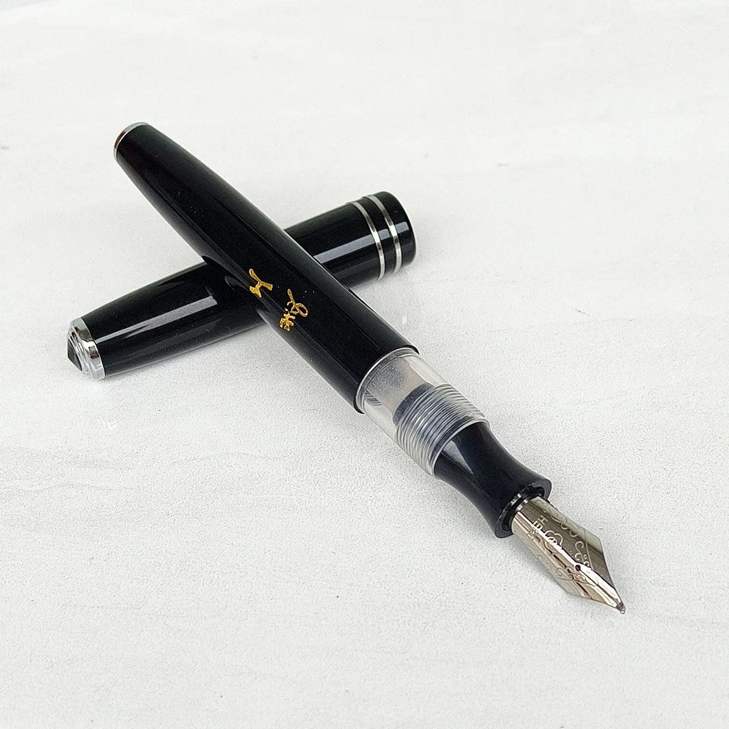 Retro Hero 856 Fountain Pen With Curved Nib, Twist Cap, Calligraphy Practice Pen For Teachers to Grade Homework Zpaxo