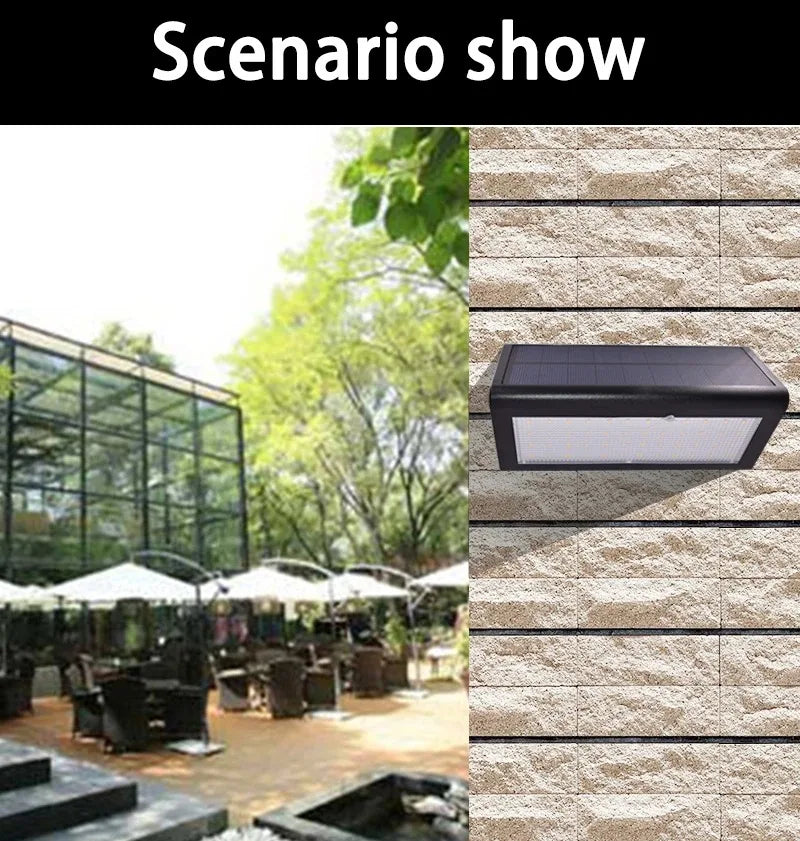 Bright Outdoor Solar Light Waterproof Motion Sensor 4 Mode Lighting Zpaxo