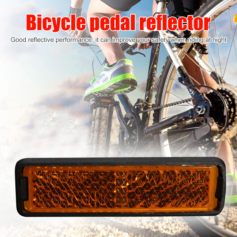 Bicycle Pedal Reflector Safety Night Cycling Reflective Bike