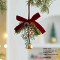 Christmas Bell Garland Ornament – Festive Tree Pendant Decor Christmas Ornament Zpaxo A