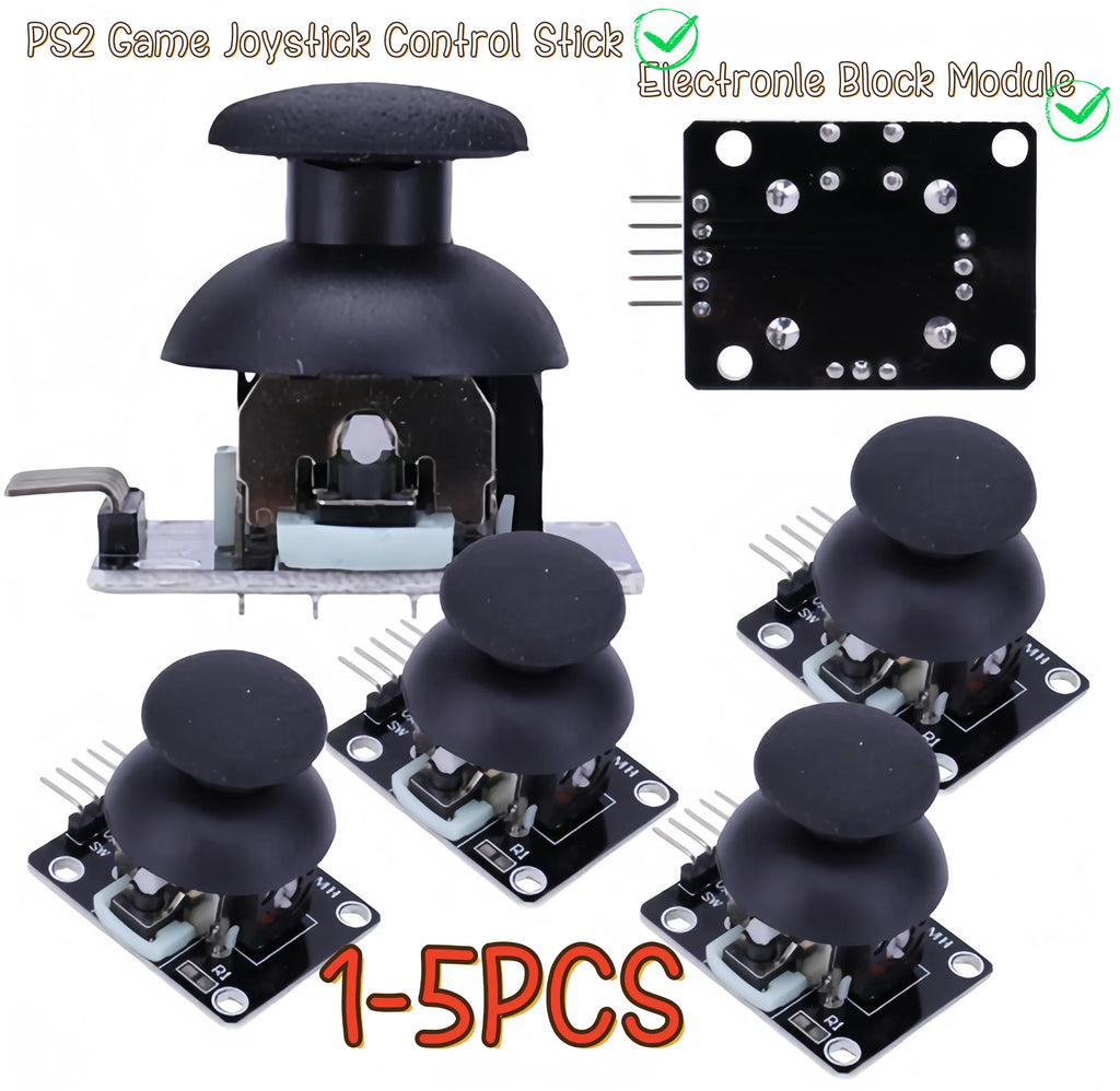 1- Arduino Dual-axis XY Joystick Module Higher PS2 Control Lever Zpaxo