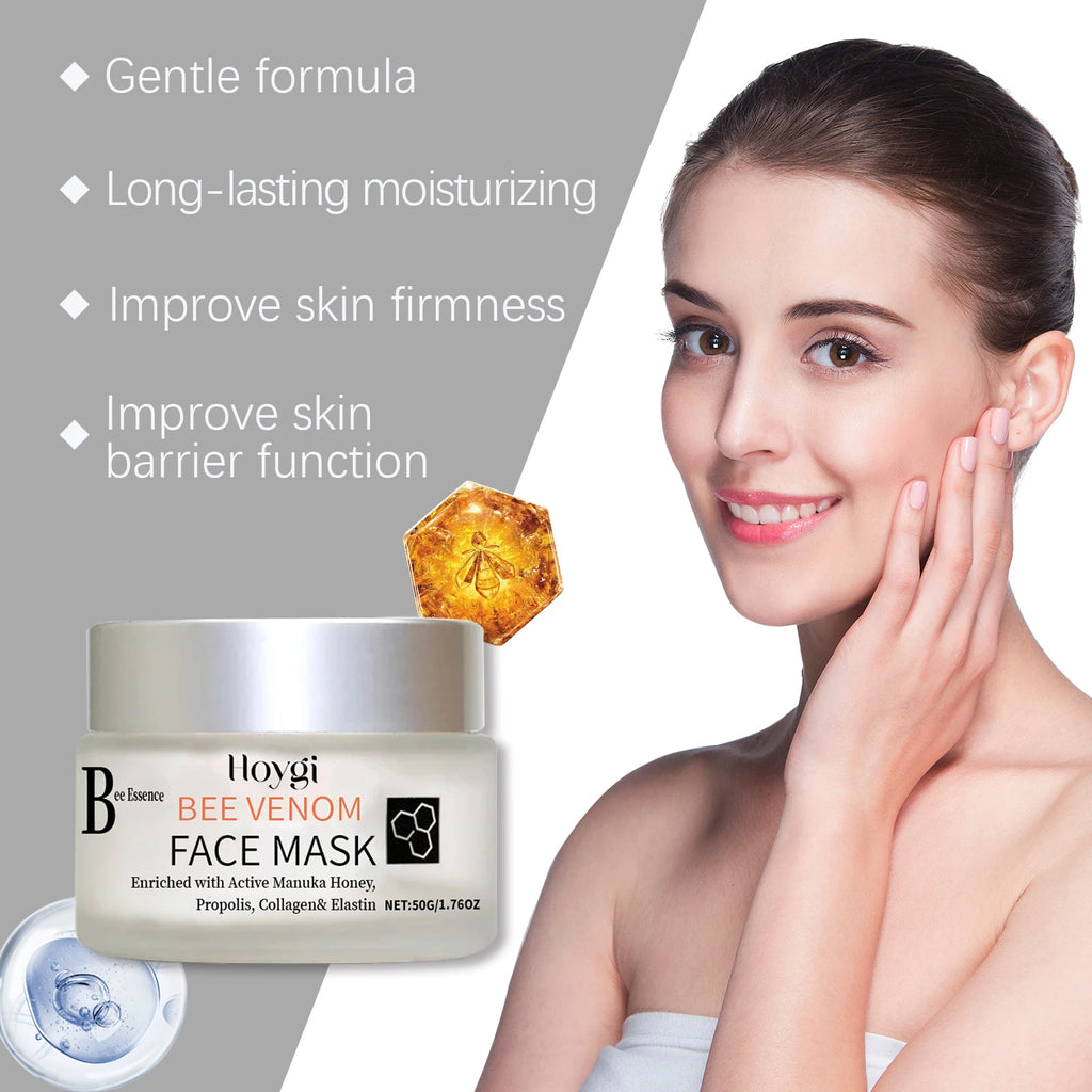Hoygi Propolis & Bee Venom Facial Mask – Firming & Brightening Facial Mask Cream Zpaxo