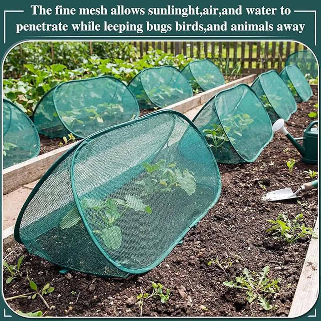 Foldable Plant Protection Netting Pop-up Garden Row Covers Ground