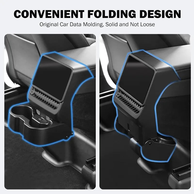 Tesla Model 3/Y Juniper Rear Cup Holder & Storage Box 2025