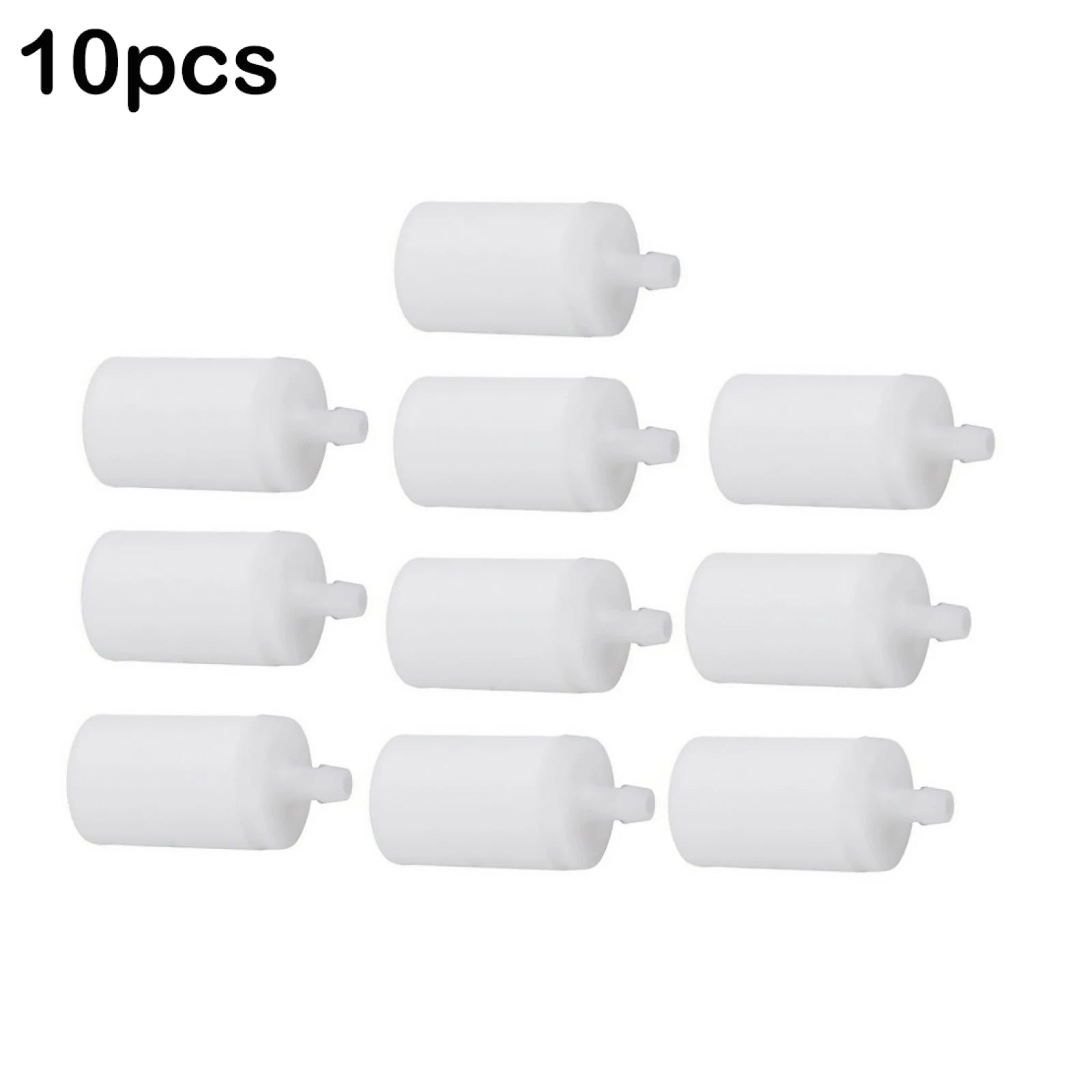 10Pcs Fuel Filter For Husqvarna Chainsaw 50 51 55 61 268 272 XP 345 350 351 353 High Quality White Solid Plastic Fuel Filters