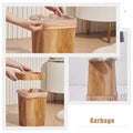Wooden Garbage Container PP Material Multi-purpose Trash Can Home