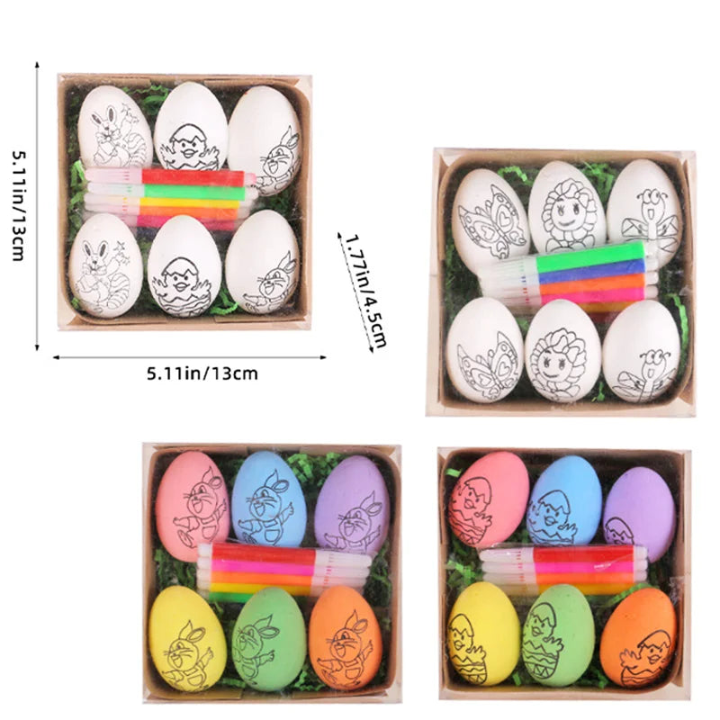 Hand-drawn Easter Egg Drawing Toys Party Supplies Ideal Various