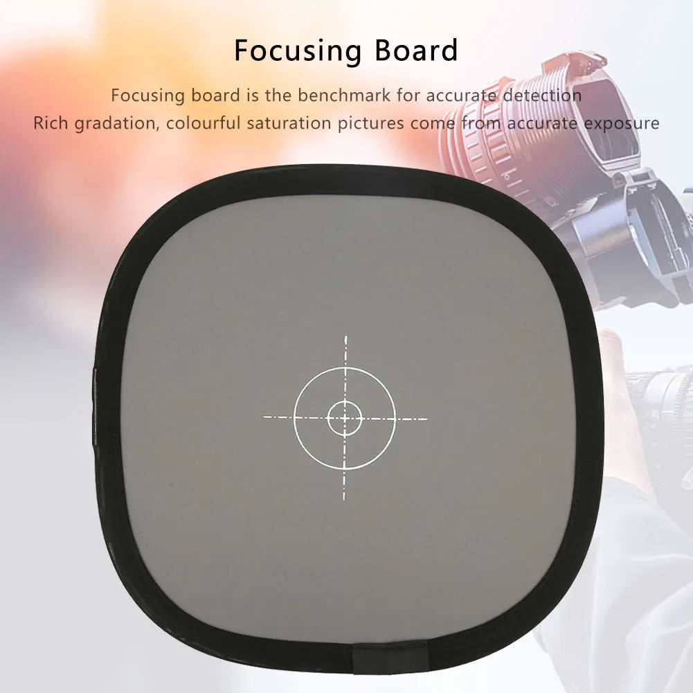 Portable 18 Gray White Balancing Card Double Sides Focusing Board