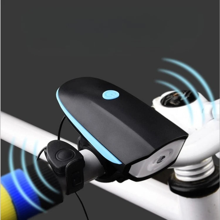 Bicycle Lights USB Charging Outdoor Night Riding Strong Light Flashlight Bicycle Accessories Headlights Bicycle Horn Headlights Zpaxo