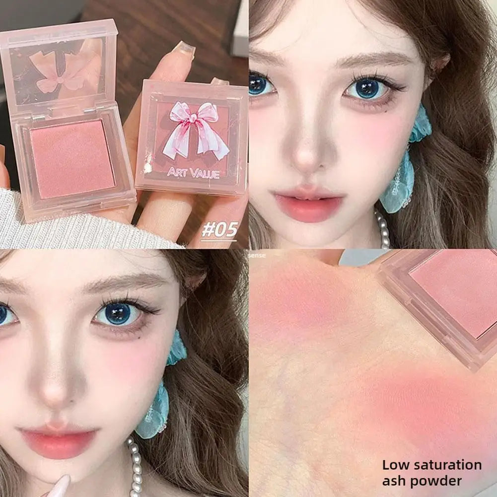 4 Lipstick + Powder Blusher Cosmetics Gift Box Set Cosmetics Gift Set Zpaxo