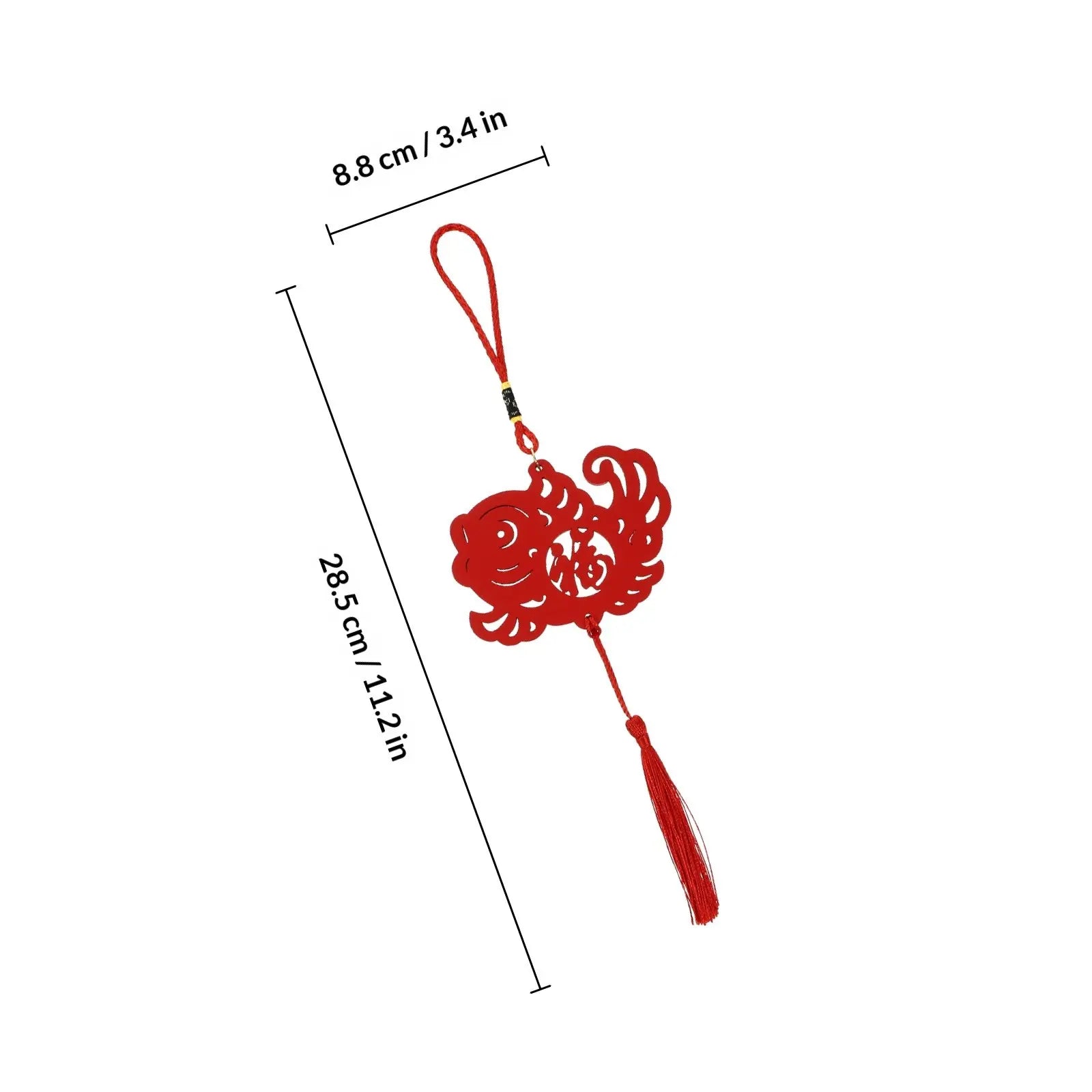 Traditional Chinese Spring Festival Hanging Decor Wooden Auspicious