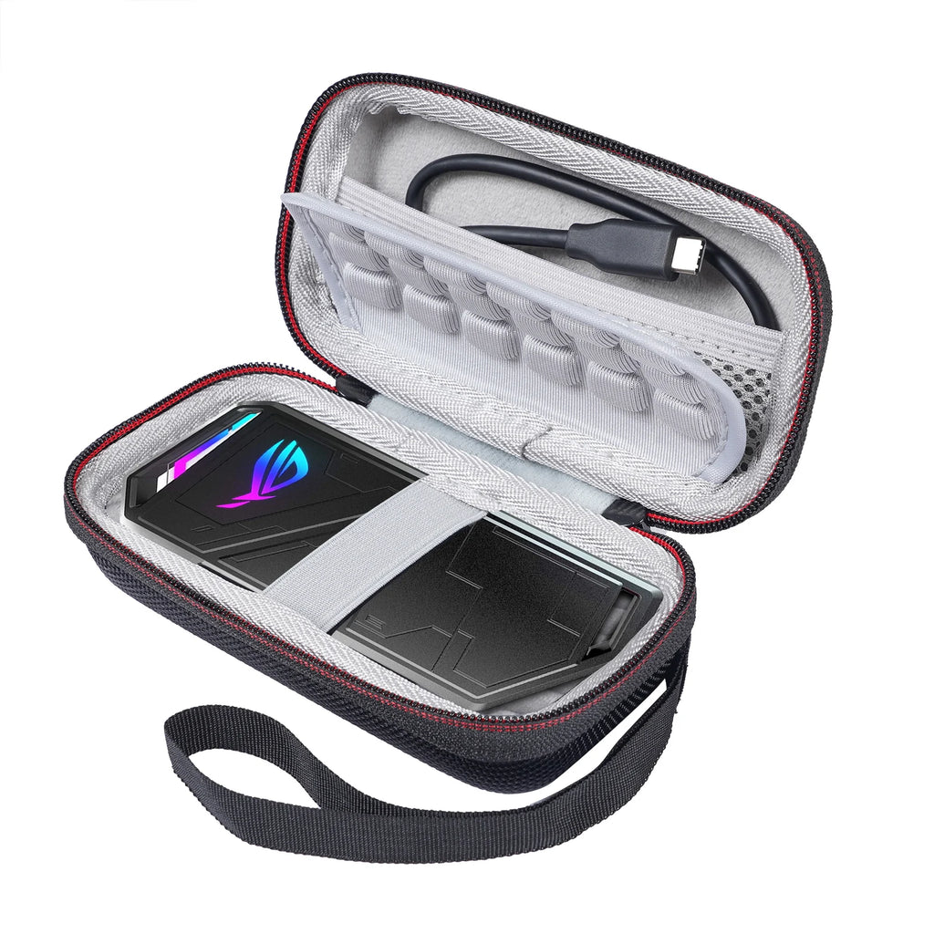 Universal Carry Accessories Storage Bag M 2 NVMe SSD External Zpaxo black