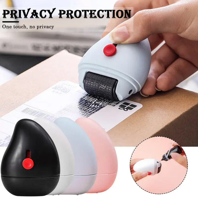Theft Protection Roller Stamp for Privacy Confidential Data Guard Your Security Stamp Roller Privacy Seal Roller Theft Protect Zpaxo