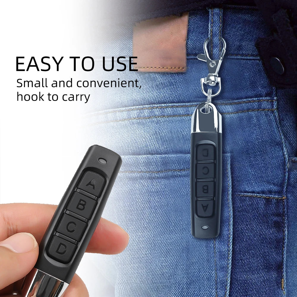 433MHz Auto Copy Remote Control Electric Garage Door Opener 4-Keys Remote Controller Duplicator Clone Cloning Code Transmitter Zpaxo