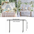 Over Table Rod Stand Clamps Adjustable Length Suitable Balloon Flower