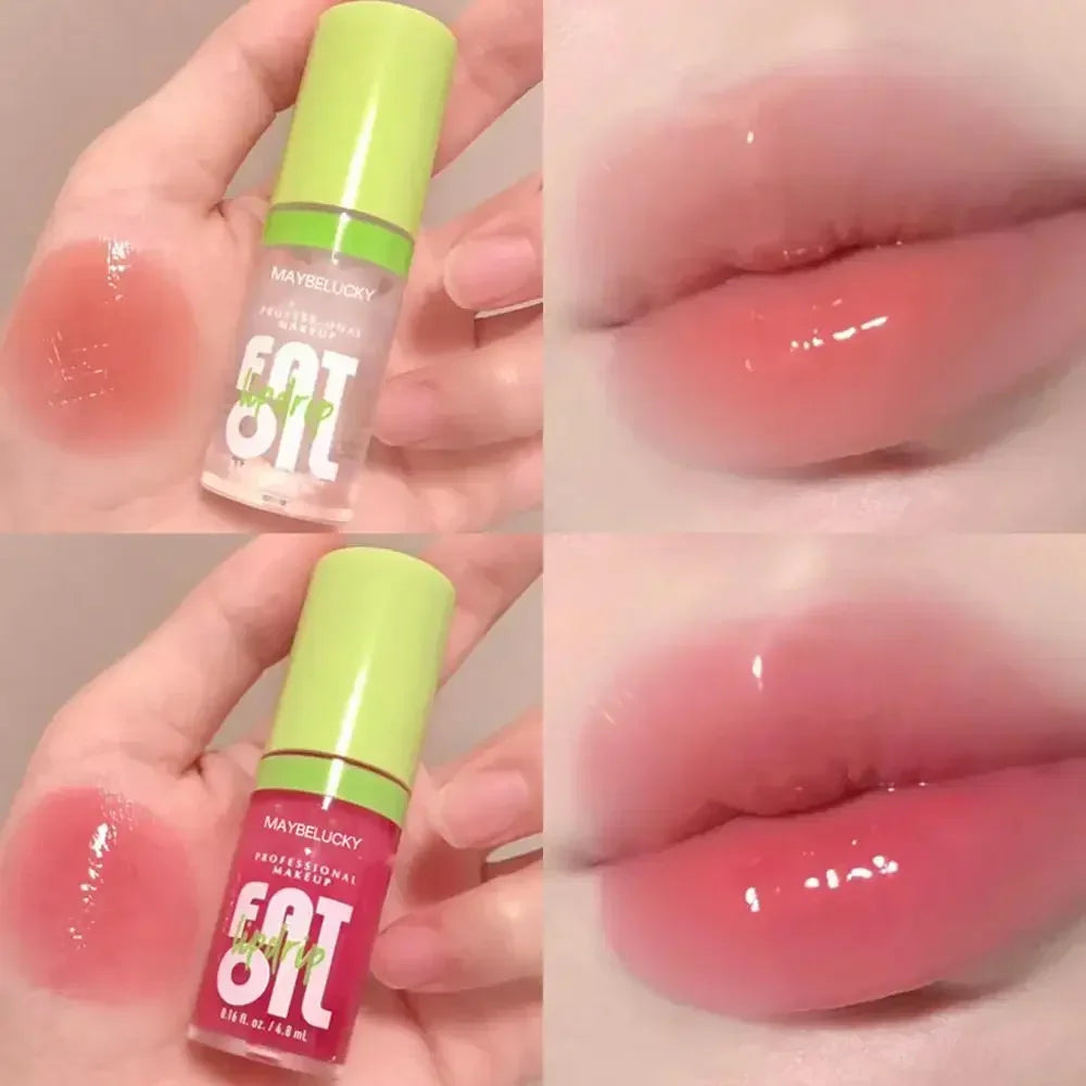 8 Colors Clear Lip Gloss Crystal Jelly Moisturizing Oil Lasting No