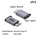 USB C 3 0 Micro B Male Female Adapter Type-c Connector Laptop Zpaxo MICRO B TO C