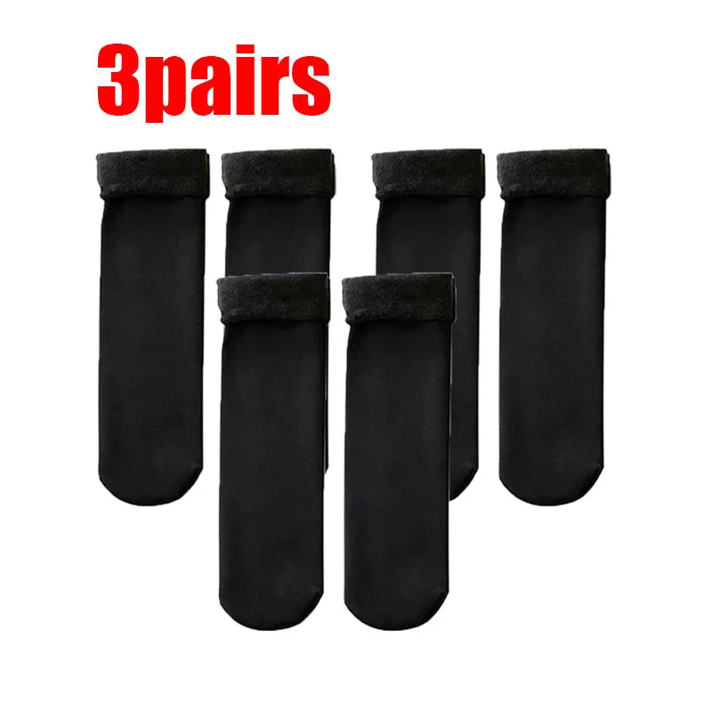 Women's Thermal Plush Fleece Socks – Cozy Winter Floor Socks