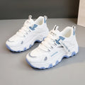Women's Fashion Casual Sneakers Breathable Vulcanized Mesh Zpaxo Blue 44(Foot 27cm) China Mainland