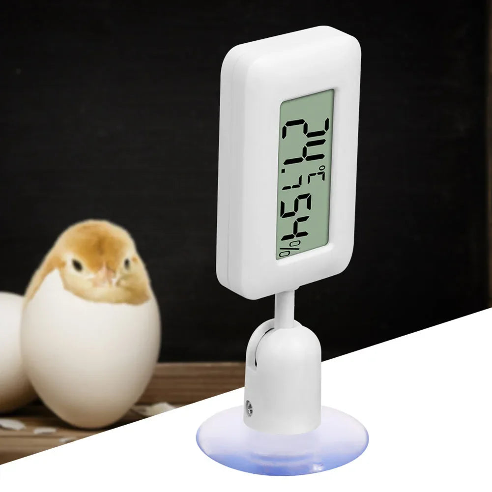 Digital Reptile Thermometer Hygrometer with Suction Cup Temperature Humidity Meter for Terrarium Reptile Accessories Zpaxo