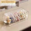 Transparent Plastic Hair Accessories Storage Box Lightweight