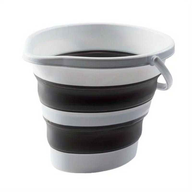 Space-saving Collapsible Cleaning Bucket Sturdy Handle Design