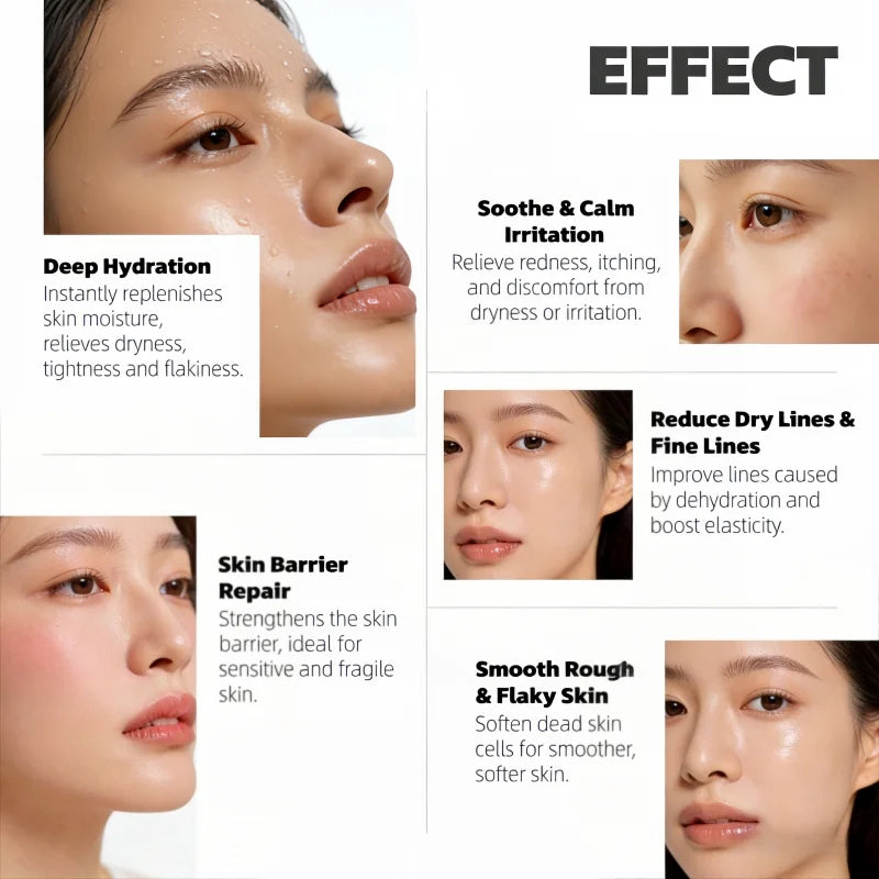 Shea Butter Ceramide Hyaluronic Acid Skin Care Cream 50ml Improve Rough Dull Skin Deep Hydrating Barrier Repair Zpaxo