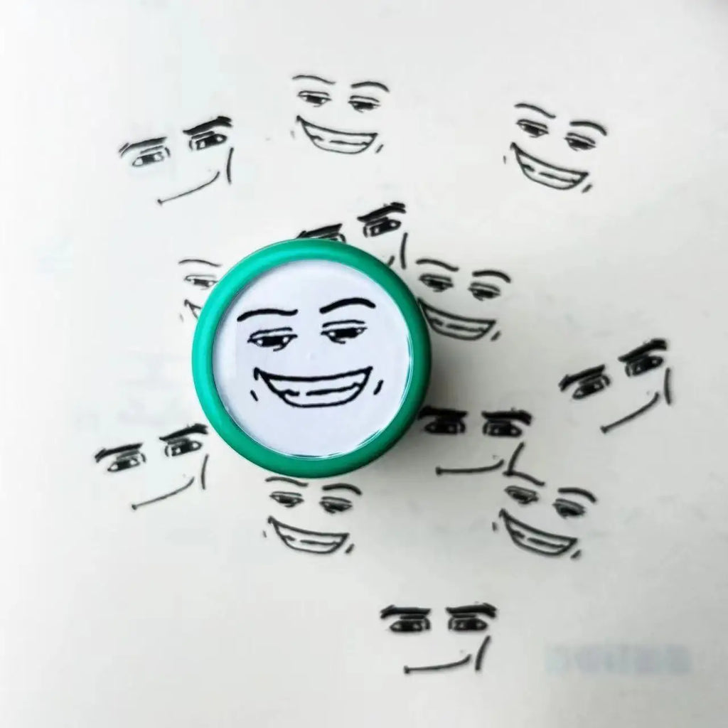 Faucet Inkable Fun Emotion Seal Toy Anime Characters Pressable