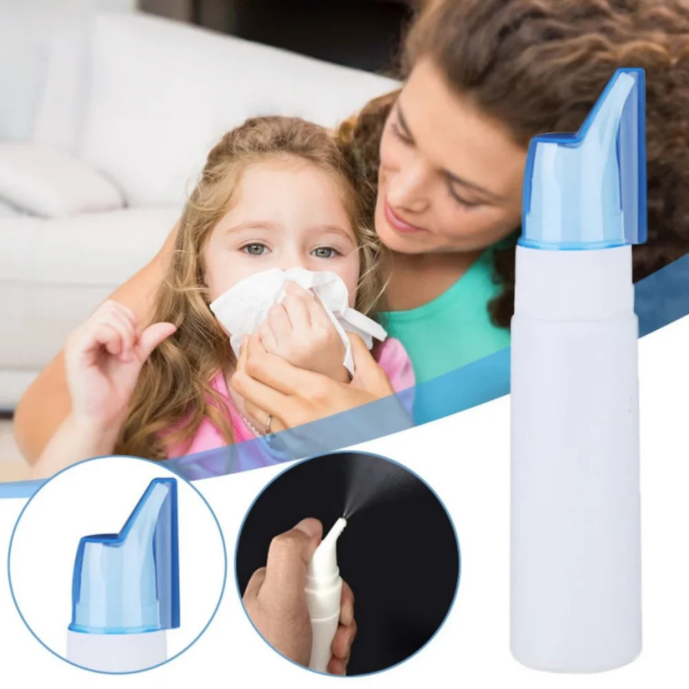 The Nasal Irrigator Nasal Wash Cleaner Fine Atomizer Spray Bottle Portable Travel Liquid Container Special Containers Zpaxo