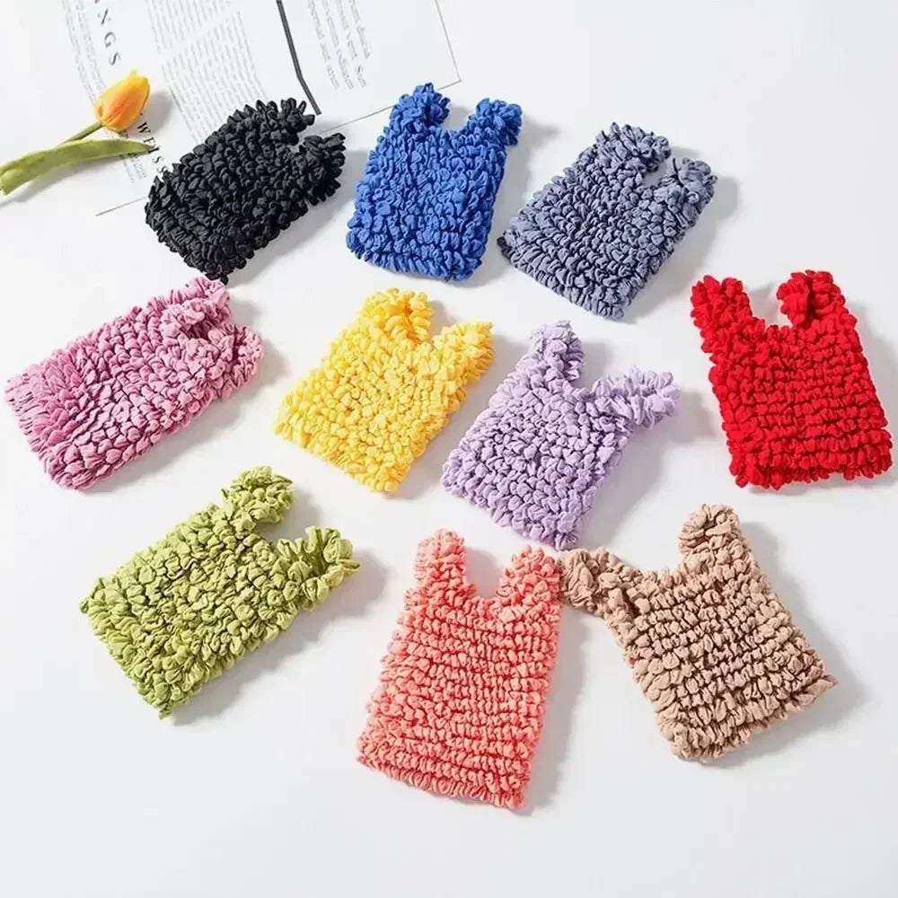 Foldable Expandable Stretch Storage Bag – Mini Pleated Pouch Expandable Storage Pouch Zpaxo