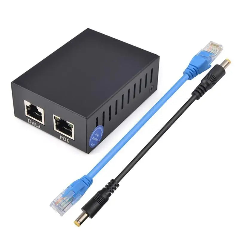 652F POE Separator Splitter Metal Case 12V 5A 10 100 1000Mbps RJ45 Zpaxo CN