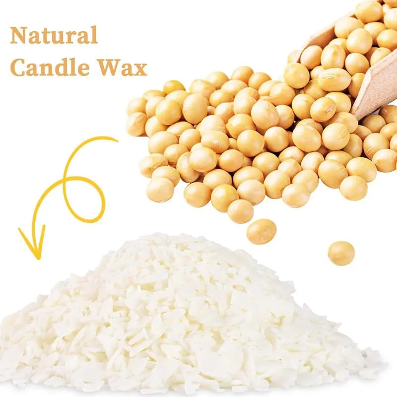 1LB Soy Wax Candle Making Kit – Wax Flakes, Wicks & Tools Candle Making Kit Zpaxo