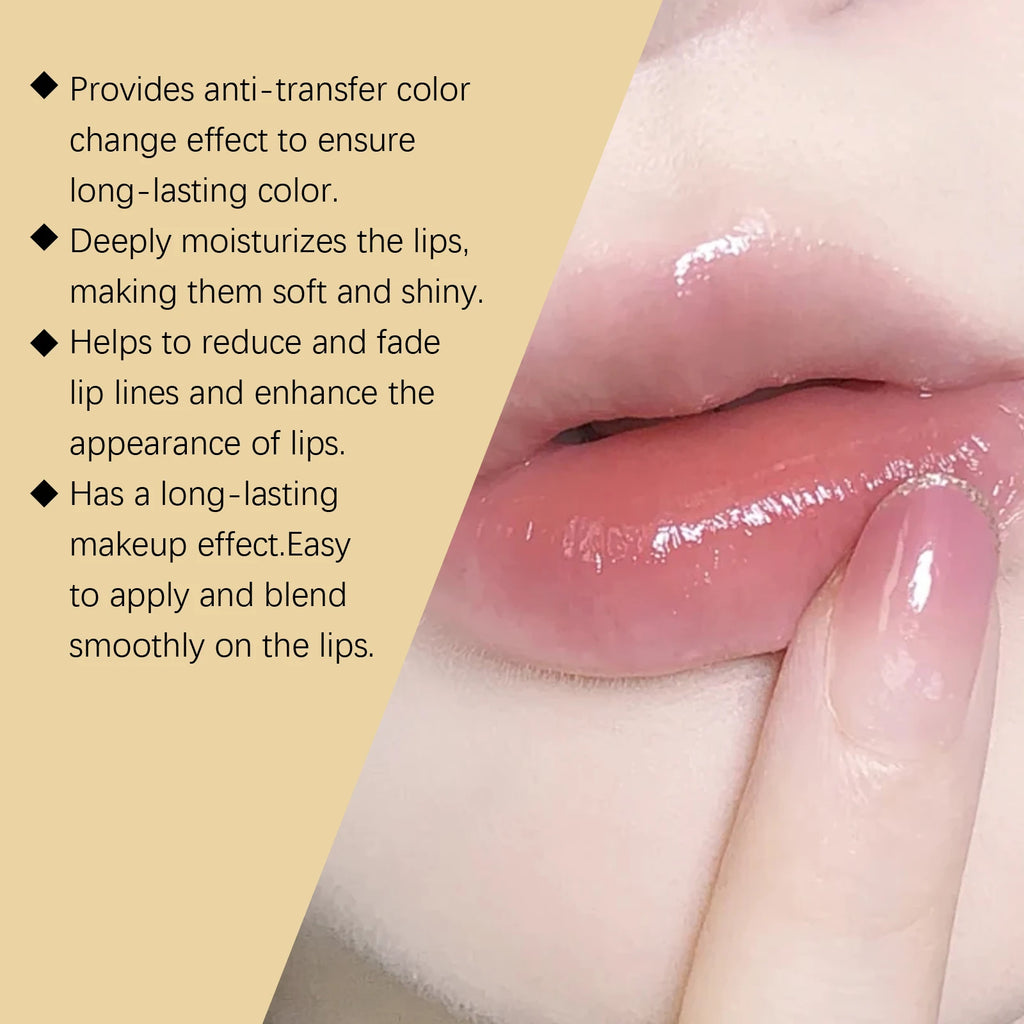 Color Changing Lip Balm Moisturizing Non-Greasy Nourishing Lipstick Hydrating Fade Lip Line Lightweight Long Lasting Non Fading Zpaxo
