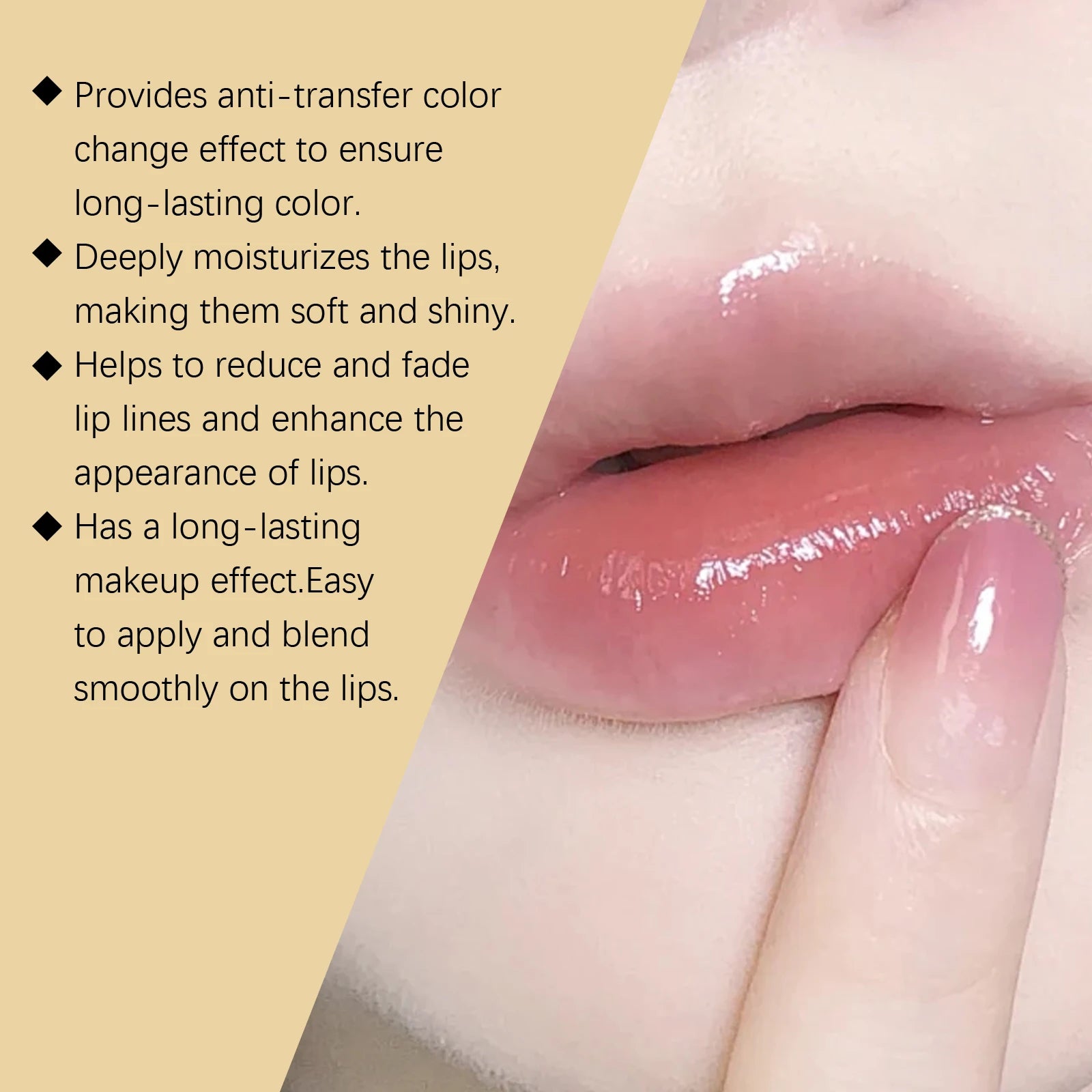 Color Changing Lip Balm Moisturizing Non-Greasy Nourishing Lipstick Hydrating Fade Lip Line Lightweight Long Lasting Non Fading Zpaxo