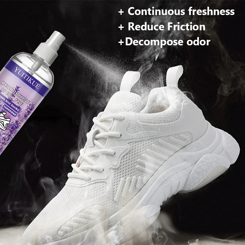 YUITIKUE Lavender Shoe & Sock Deodorizing Spray 100ml Deodorizing Foot Spray Zpaxo