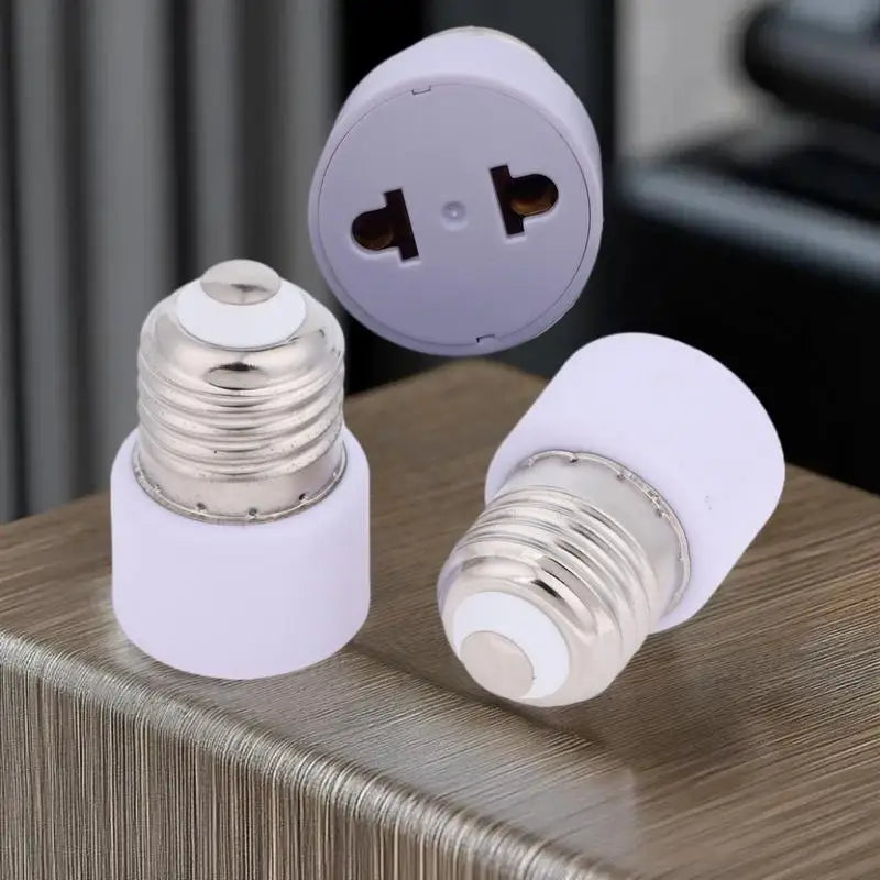 DIY E27 Bulb Base Accessory White Lamp Holder Adapter Without Light Zpaxo